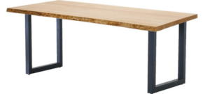 福岡の家具　スチール脚テーブル